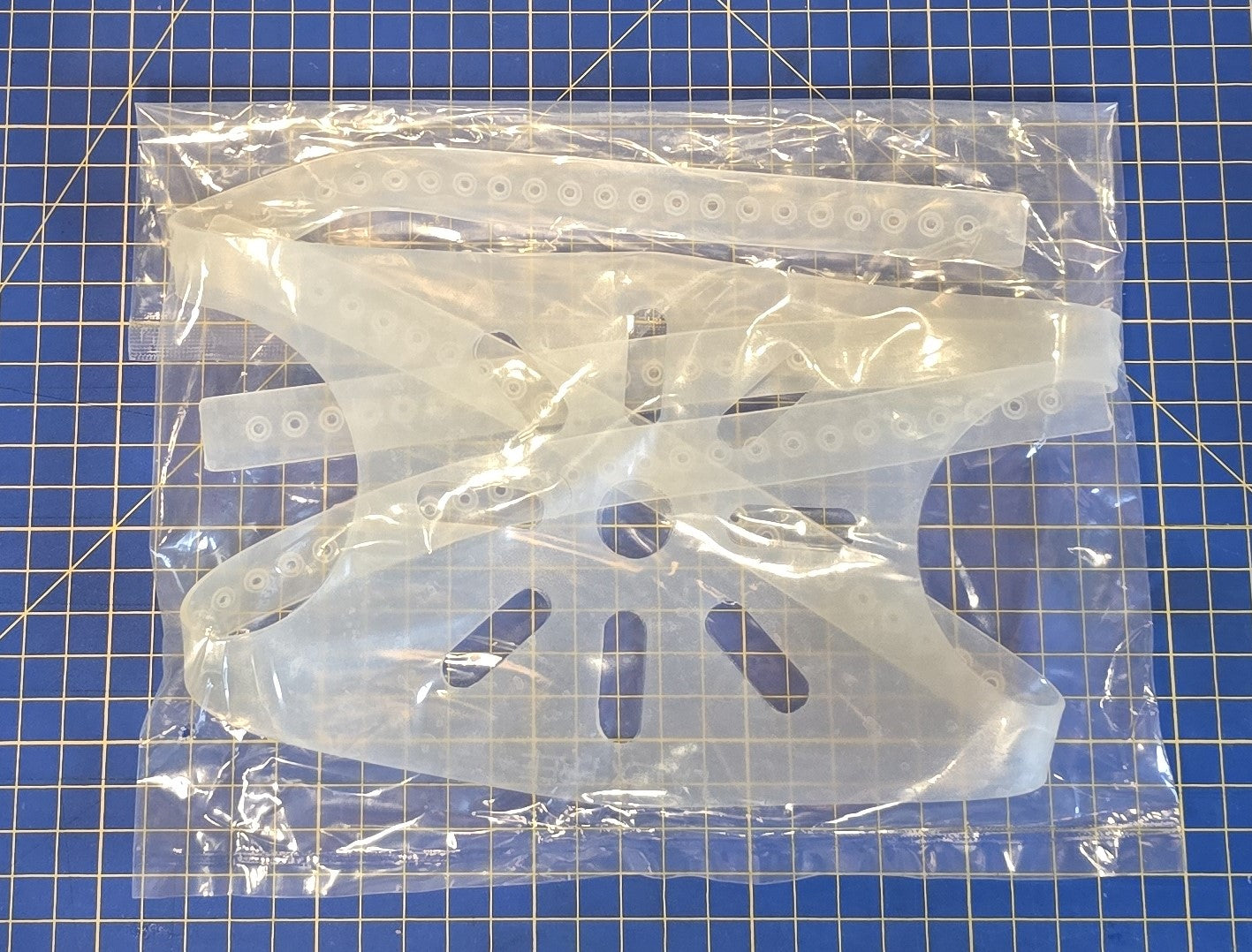 ☢ Anaesthesia Mask Harness - Translucent Silicone