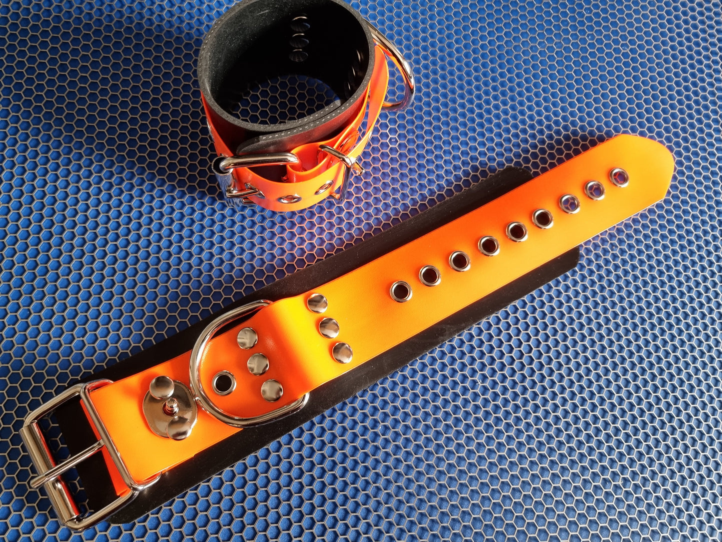 SHD HYPER Hybrid Rubber Cuffs/Belts - Cosmic Orange