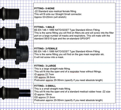 Med Grade Hose Assm. 105cm/42"