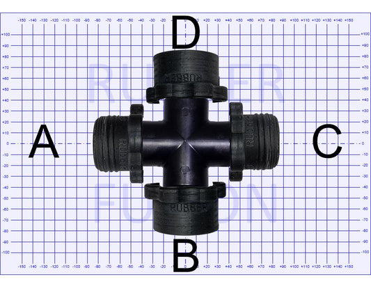 Adapter X-Piece 90°