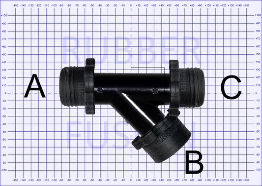 Adapter Y-Piece 45°